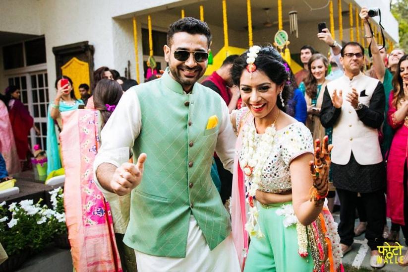 Warangal couple wears khadi outfits for wedding reception to promote  handlooms