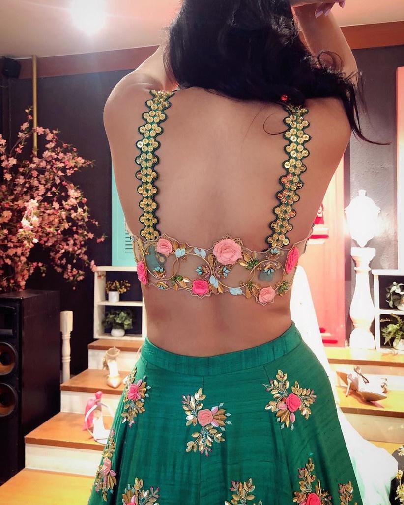 Crop Top Lehenga - Buy Crop Top Lehenga Choli Online – Koskii