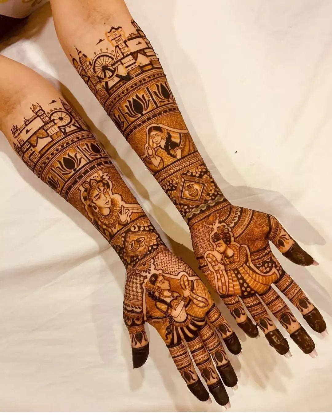 Mehndi Design (Henna) For Diwali, Deepawali, Dipavali 2021-atpcosmetics.com.vn