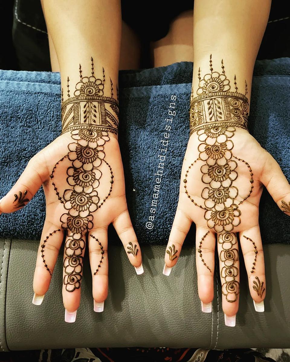 100+ Trending Finger Mehndi Designs for Brides and Bridesmaids