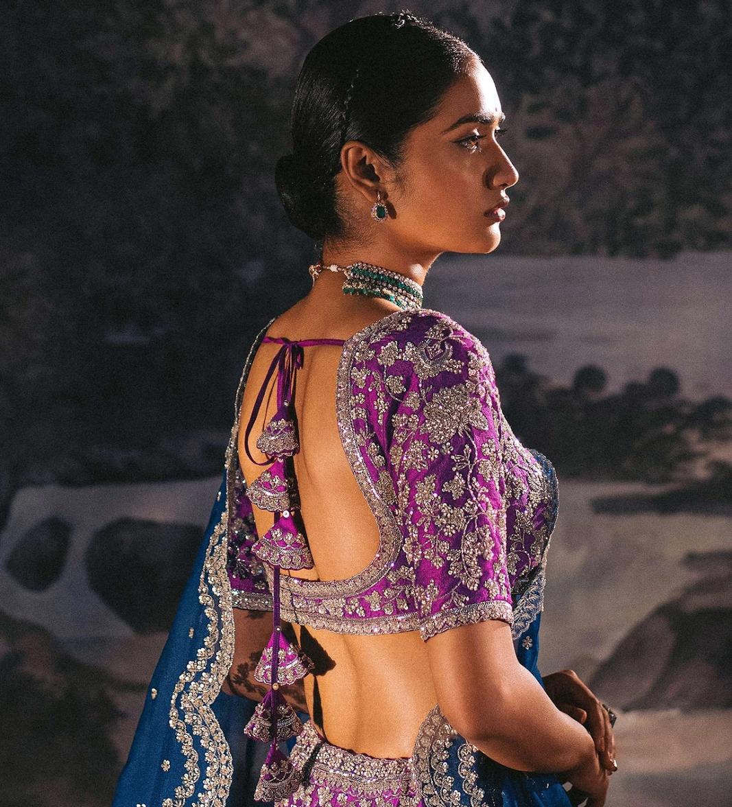30+ Stunning Backless Blouse Designs for the Divas