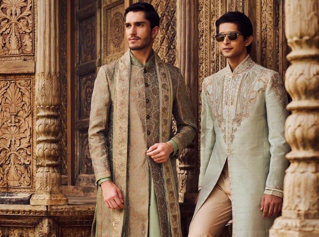 Dark Blue Ranveer Singh Wedding Sherwani Groom Sherwani Blue 