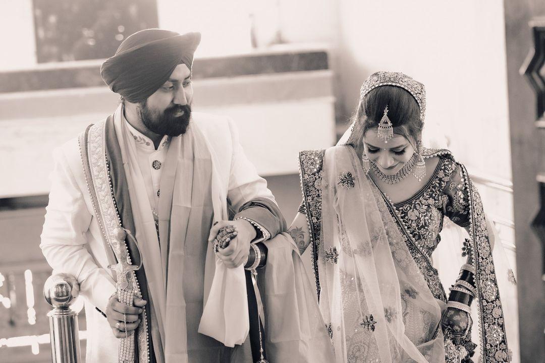 Wedding day: Mehar & Simran Bride: @mehargill Groom: @simraan.singh Photo:  @inavphoto Video: ... | Instagram