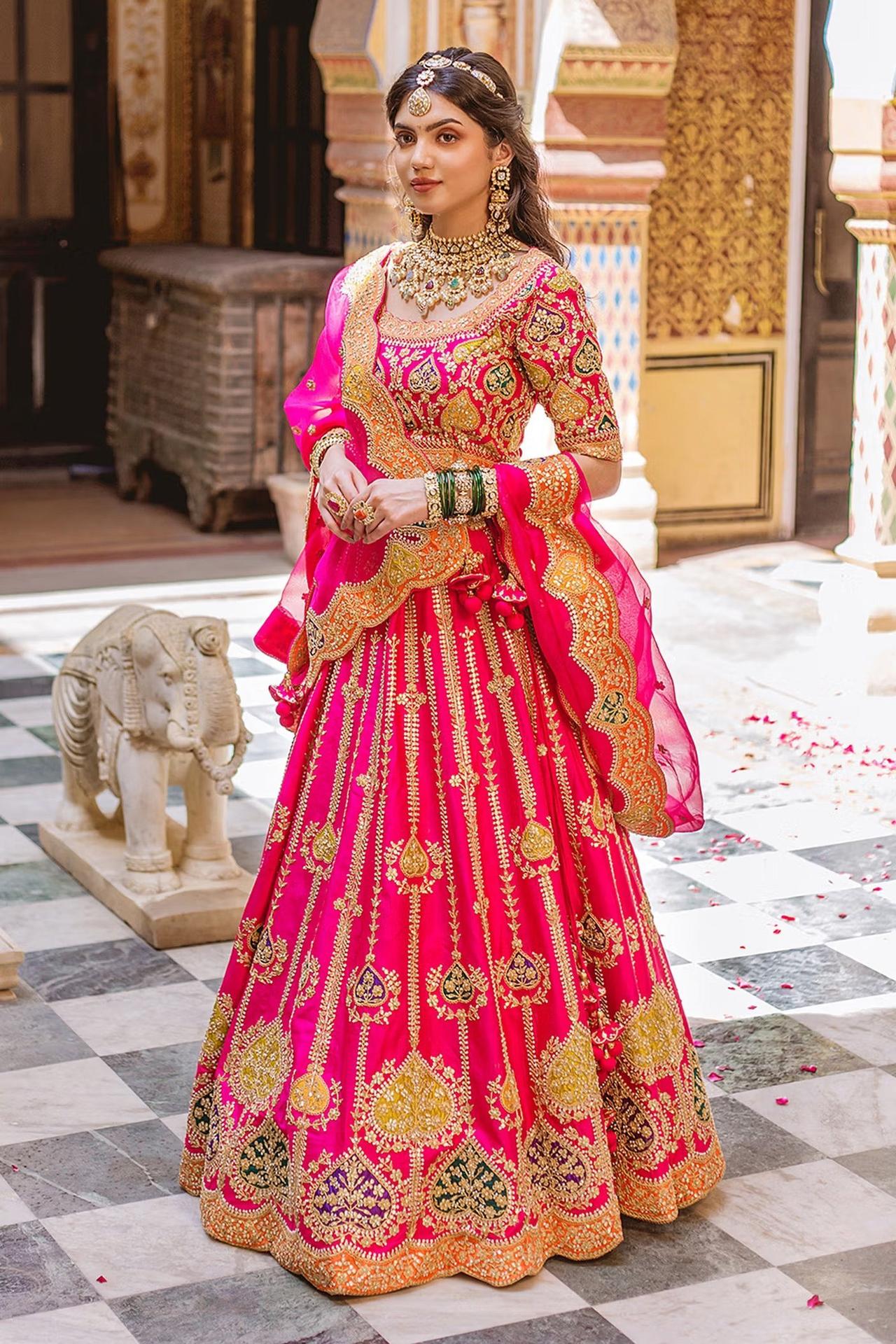 Lehenga Choli For Women Girls Designer Multi color Indian wedding Leng –  Indian Clothing Store Christchurch, NZ | Buy Ethnic Wear Online– buizee  Ethnic Indian Wear