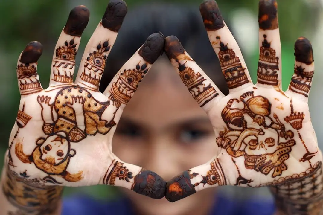 25 Cute And Easy Round Mehndi Designs With Pictures | Styles At Life