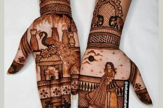 henna bridal mehndi designs