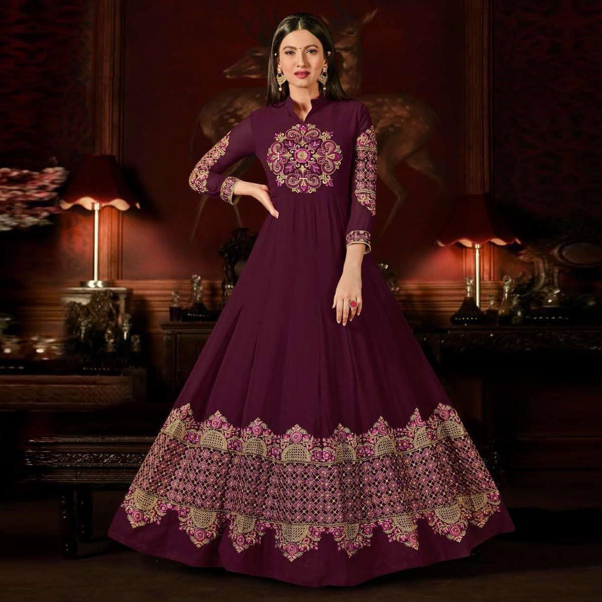 Peachmode 2025 anarkali dresses