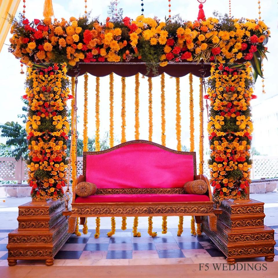 Unique Haldi Decoration Ideas For Home And Outdoor Setups