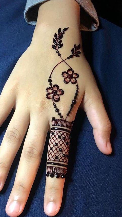 Simple Easy Unique Henna Mehndi Design_Ornamental Finger Rings Mehandi -  video Dailymotion