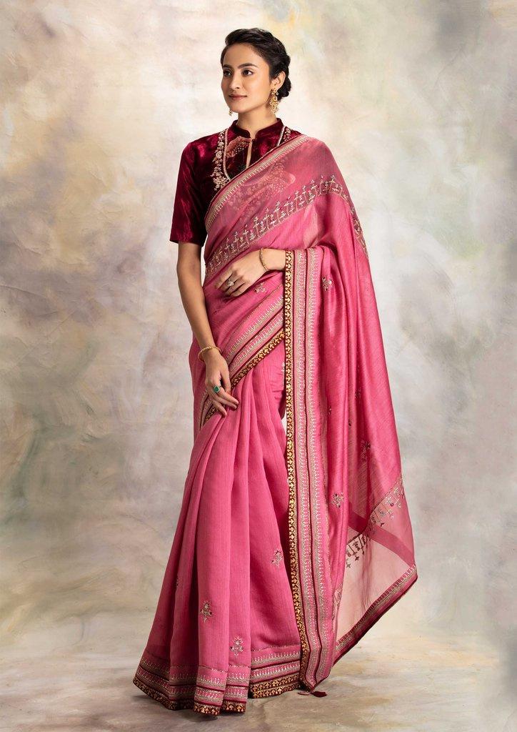 High Neck Blouse Designs To Push Your Saree Game High