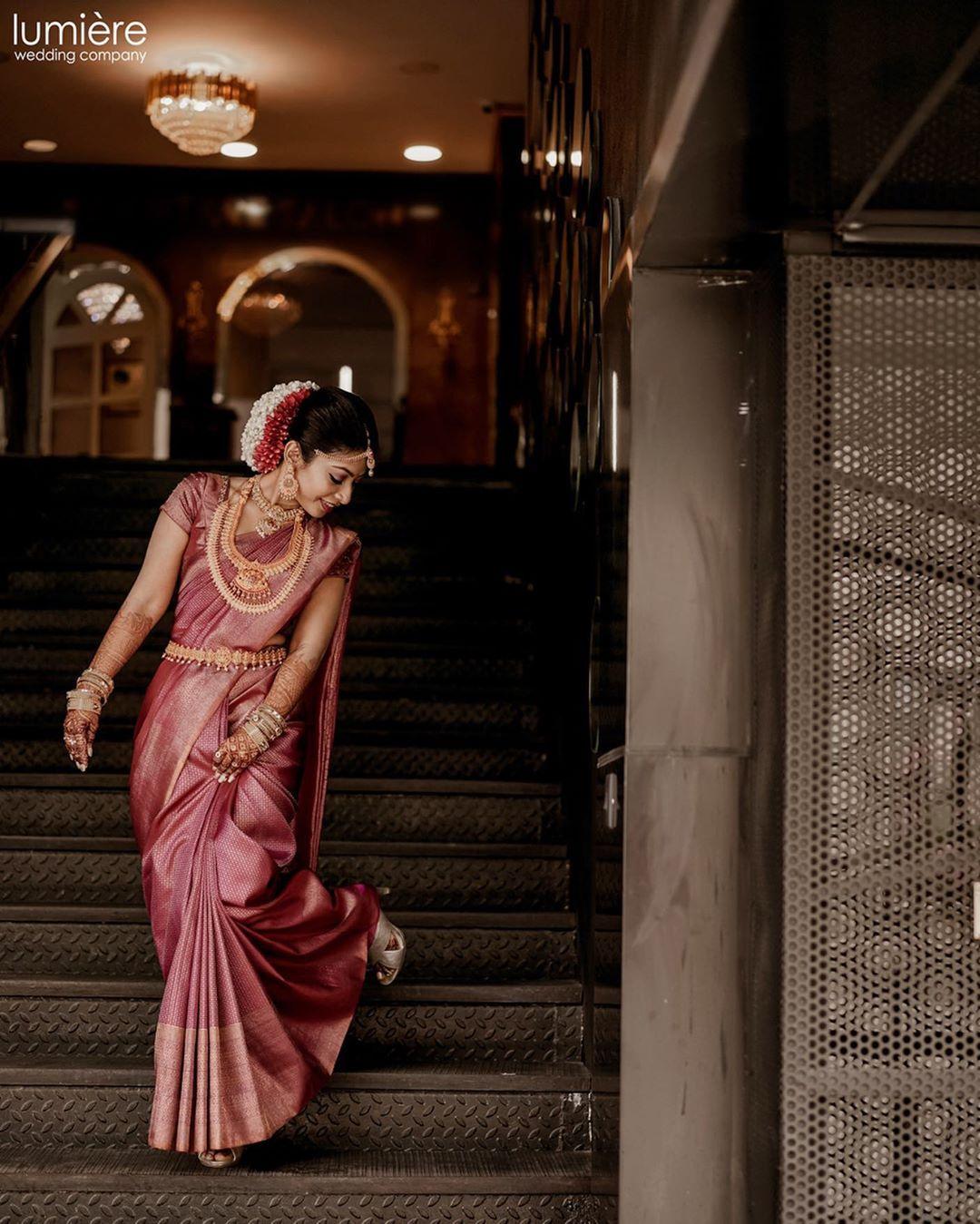 Wedding Look Red Saree For Woman's