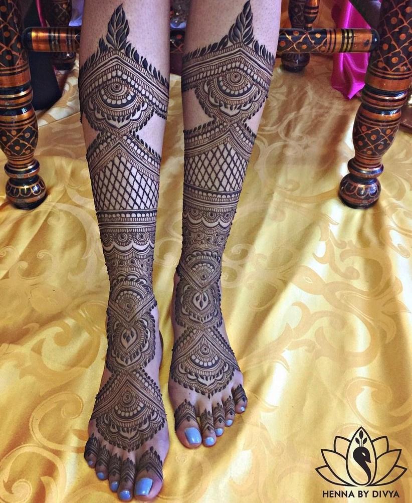 Full Leg Dulhan Mehendi Design Service at best price in Gurgaon | ID:  7272264612