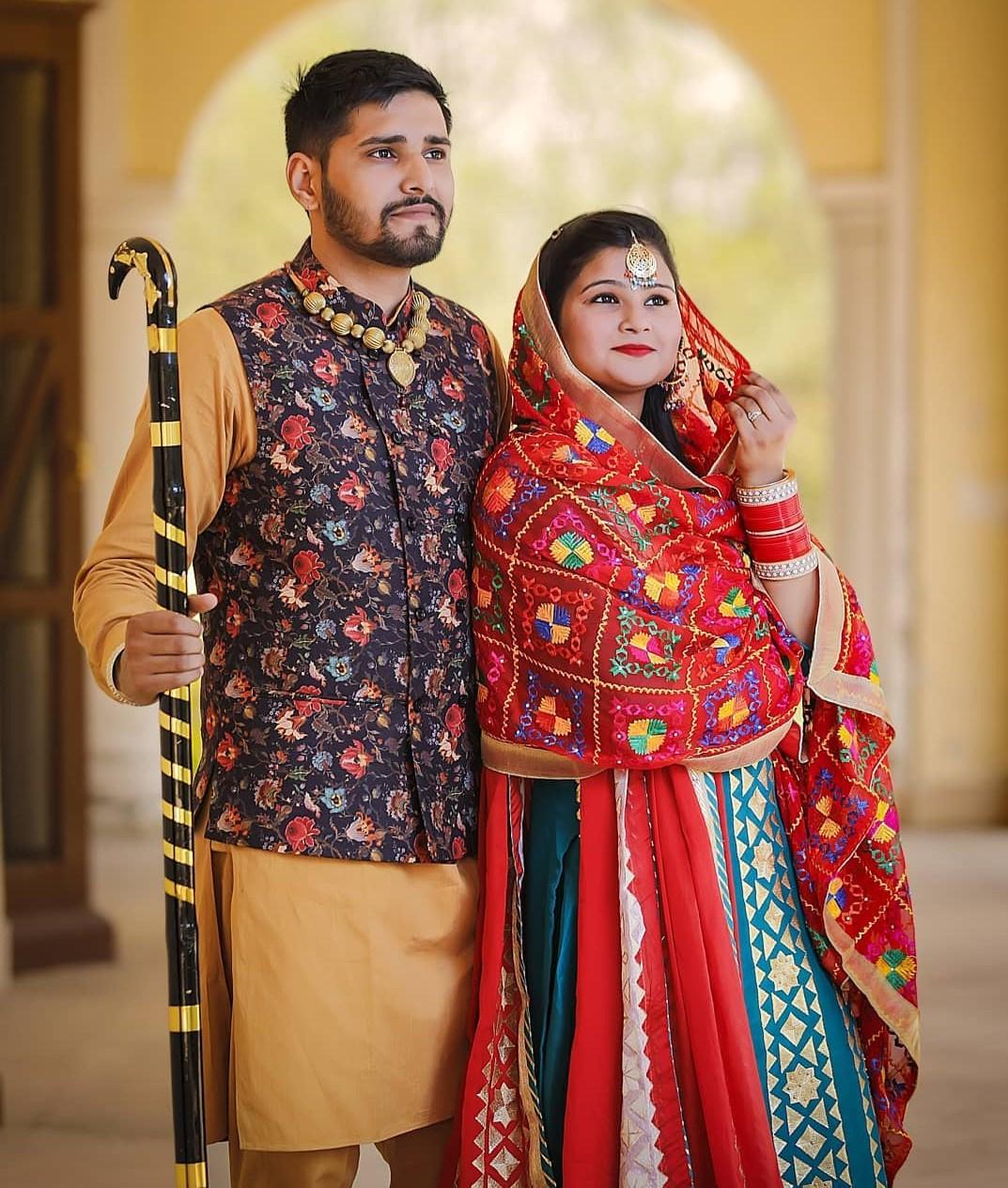 Bridal punjabi outlet suits phulkari