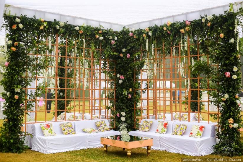 indoor wedding stages