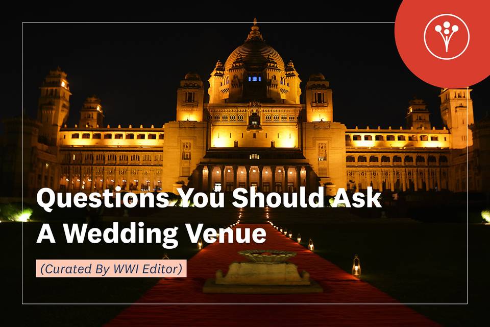 questions you should ask a wedding venue