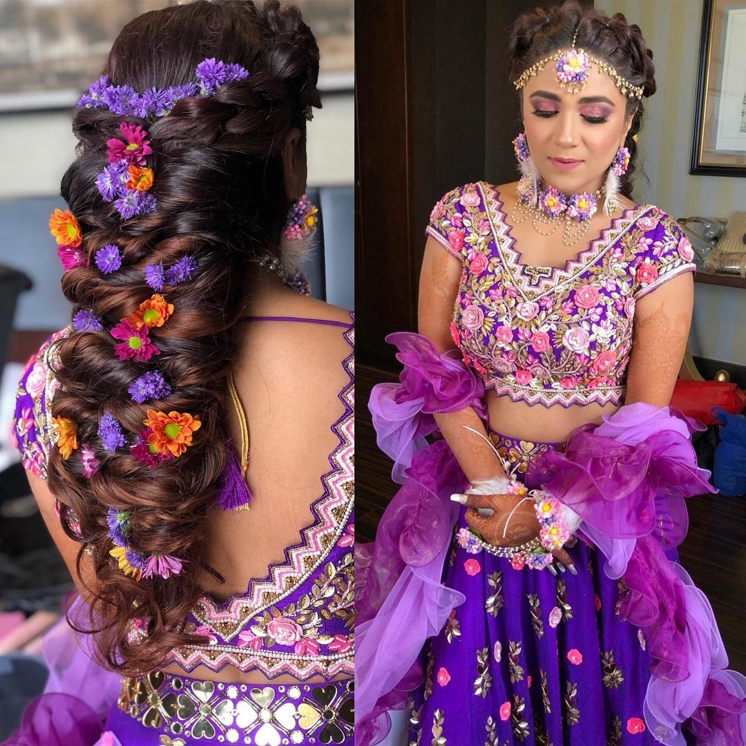 5 Amazing Wedding Open Hairstyles For Lehenga | Simple Hairstyles | New  Hairstyles - YouTube