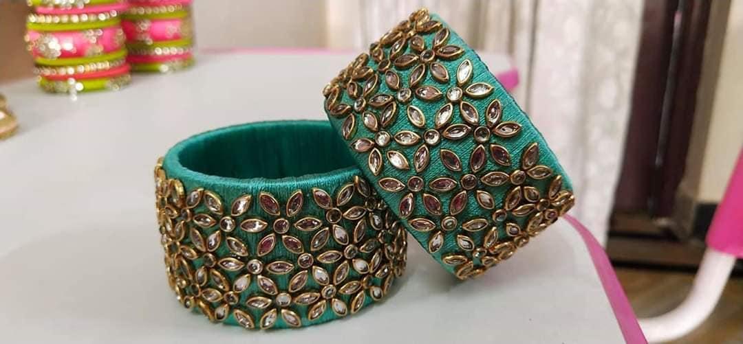 silk thread bangles 