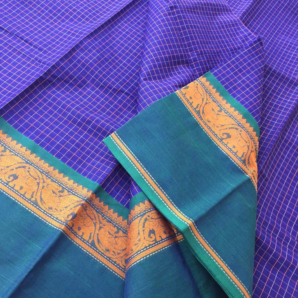 Shades Of Peacock Blue Saree Every Millennial Bride Needs   59323 Peacock Blue Saree Chettinad Handloom Parrot And Peacock  