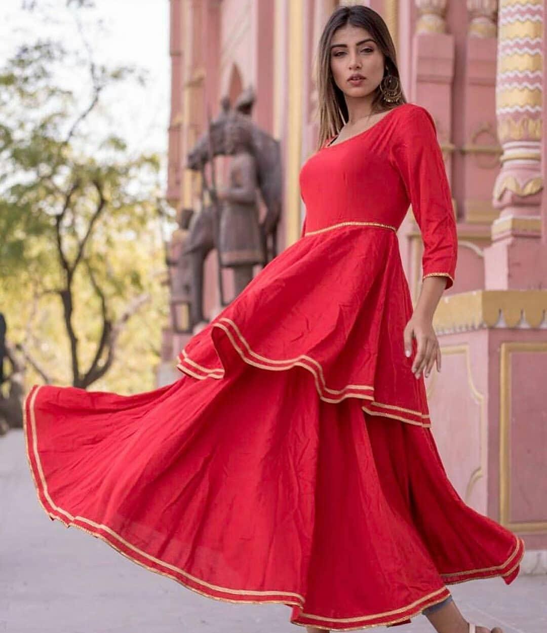 Kurti design Punjabi style | Instagram