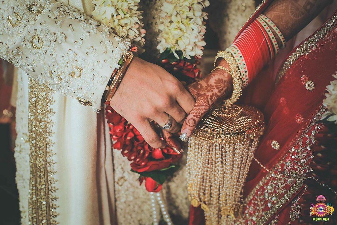 Bride deals with chura