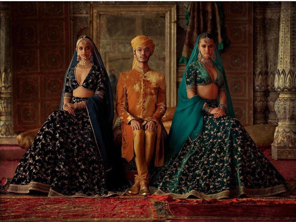 sabyasachi try on! I had to try on the viral legenga as a 2023 bride a... |  TikTok