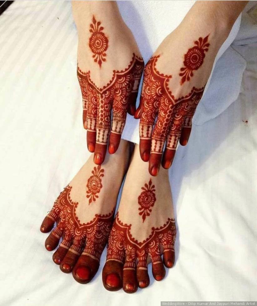 Wedding planning inspiration for Mehendi designs