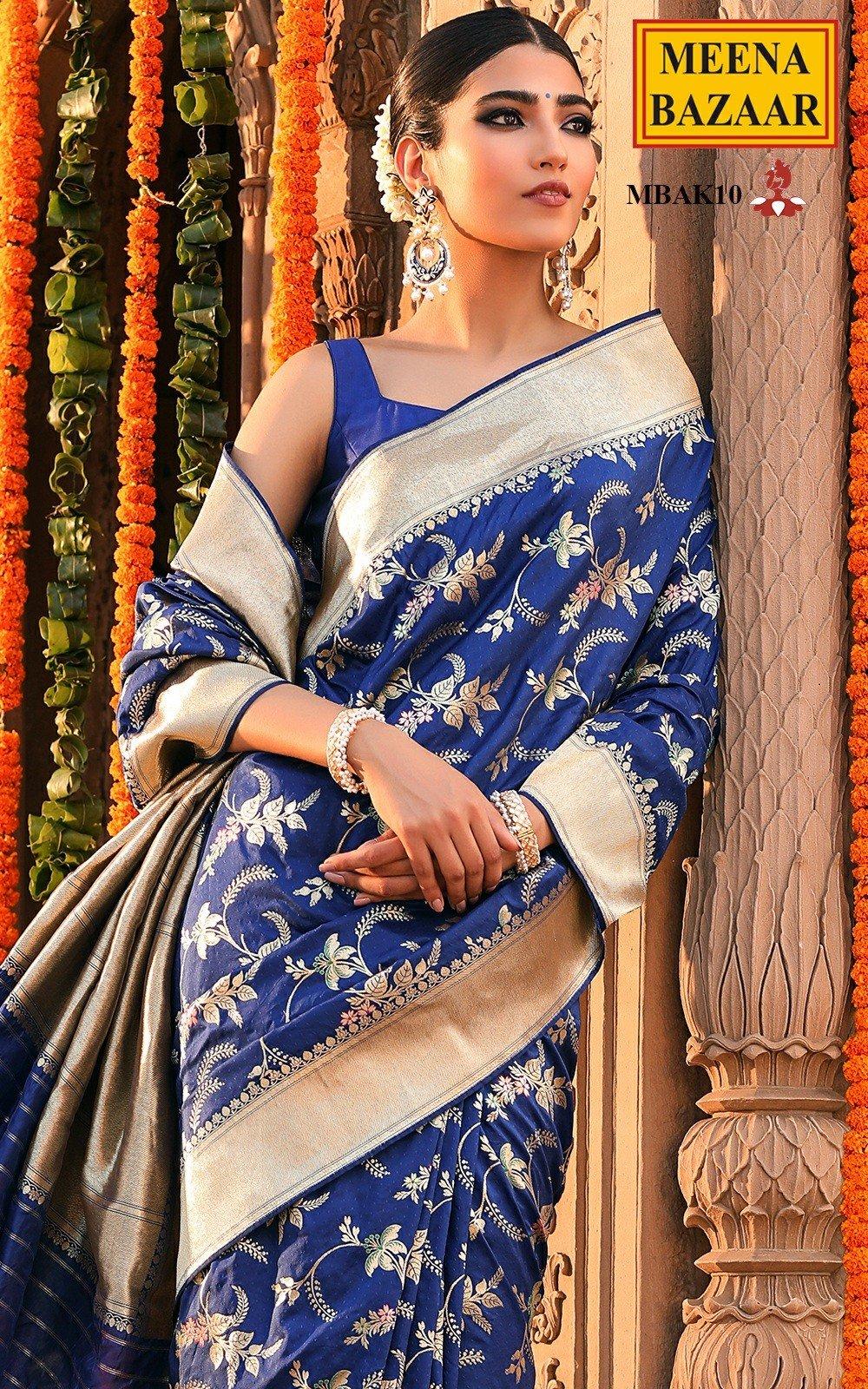 Alika - Designer wear Saree with Hand embroidery Fabric: Tassar silk Blouse  - 1 meter with work on sleeves Buy Online: https://www.alika.in/alika-sarees /party-wear/designer-babypink-tussarsilk-handembroidery To order Whatsapp  us at https://api.whatsapp ...