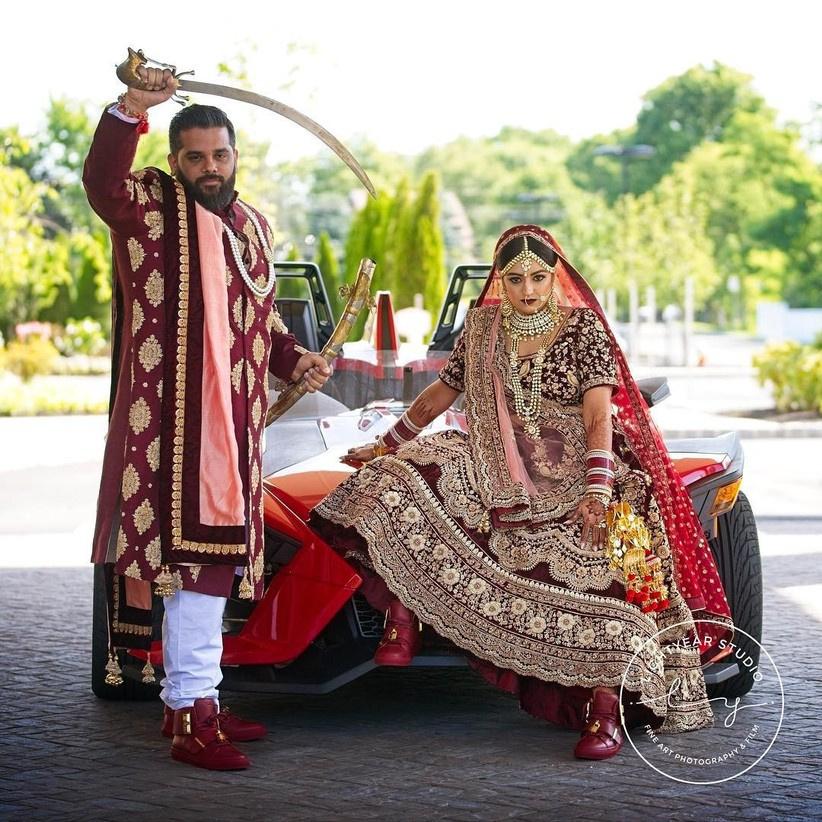 Elegant Indian bridal wedding shoes. | Photo 211827