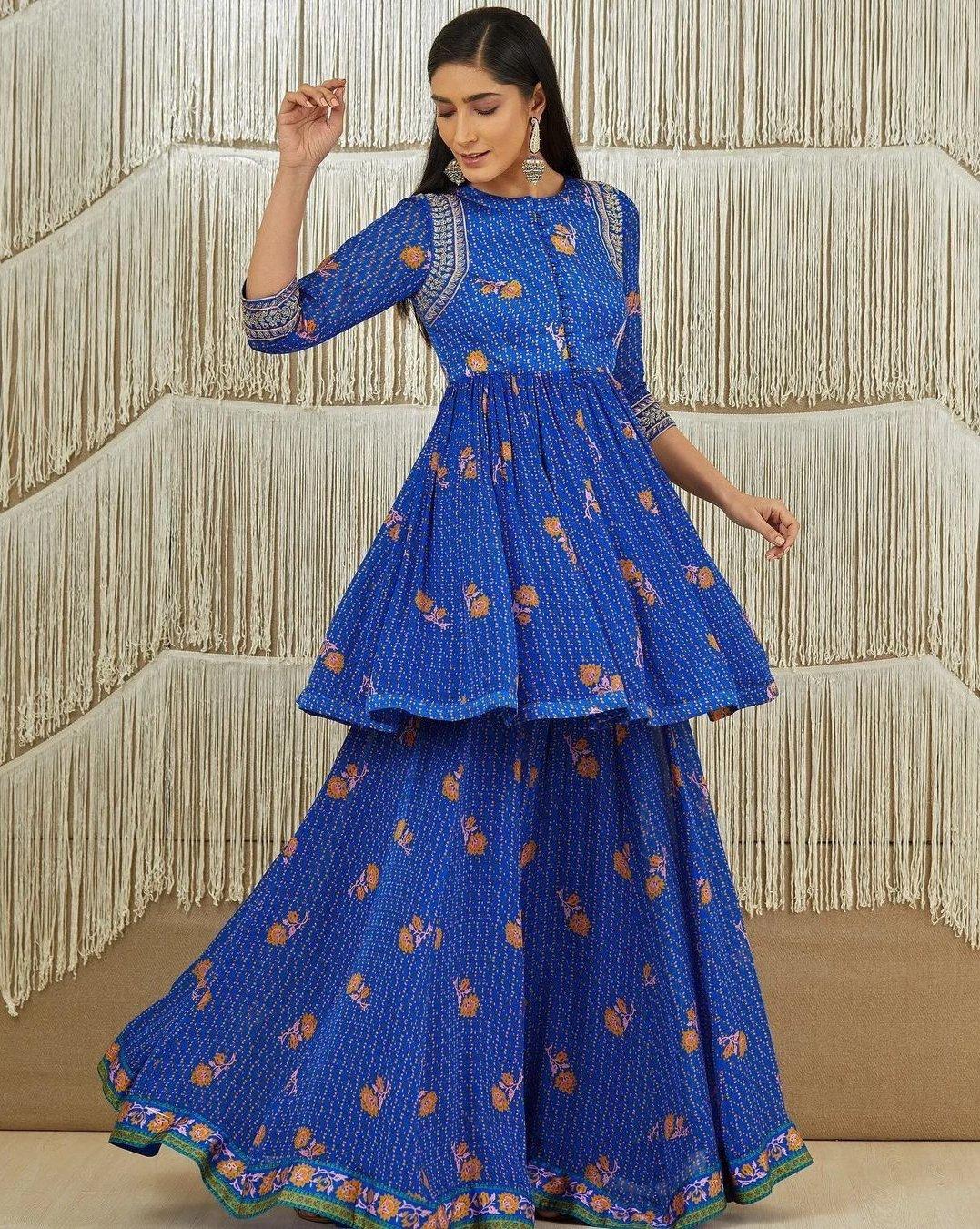 buy yellow salwar kameez online| Buy latest sharara salwar suit online| buy  yellow designe… | Sharara designs, Western dresses for girl, Designer party wear  dresses