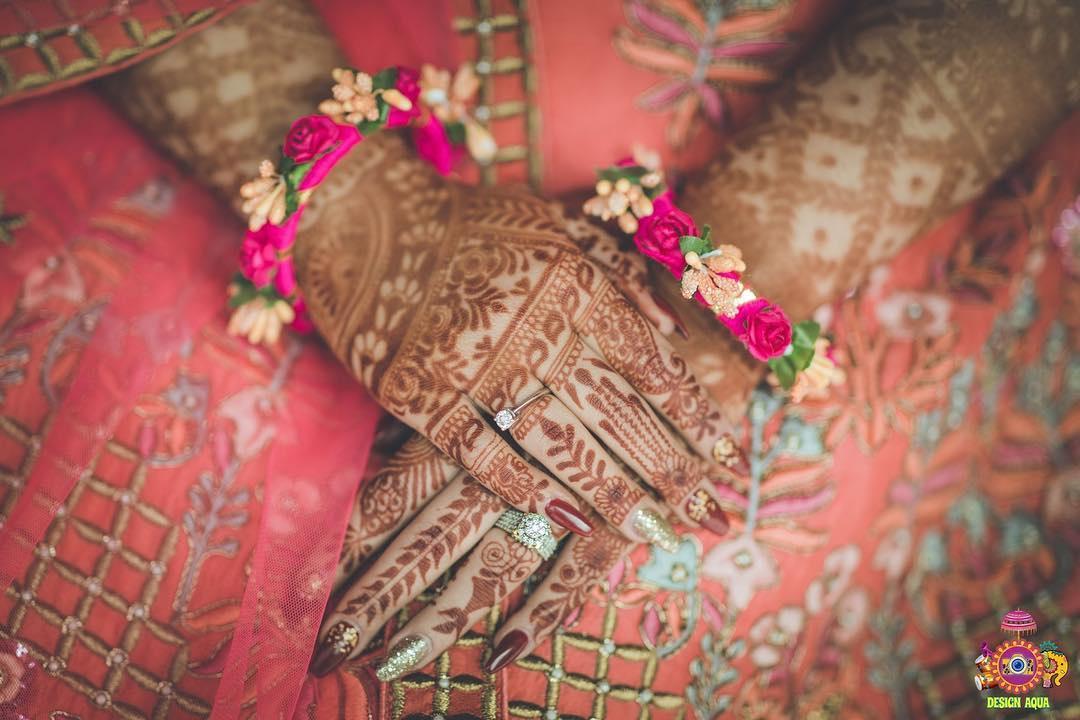 Wedding planning inspiration for Mehndi designs