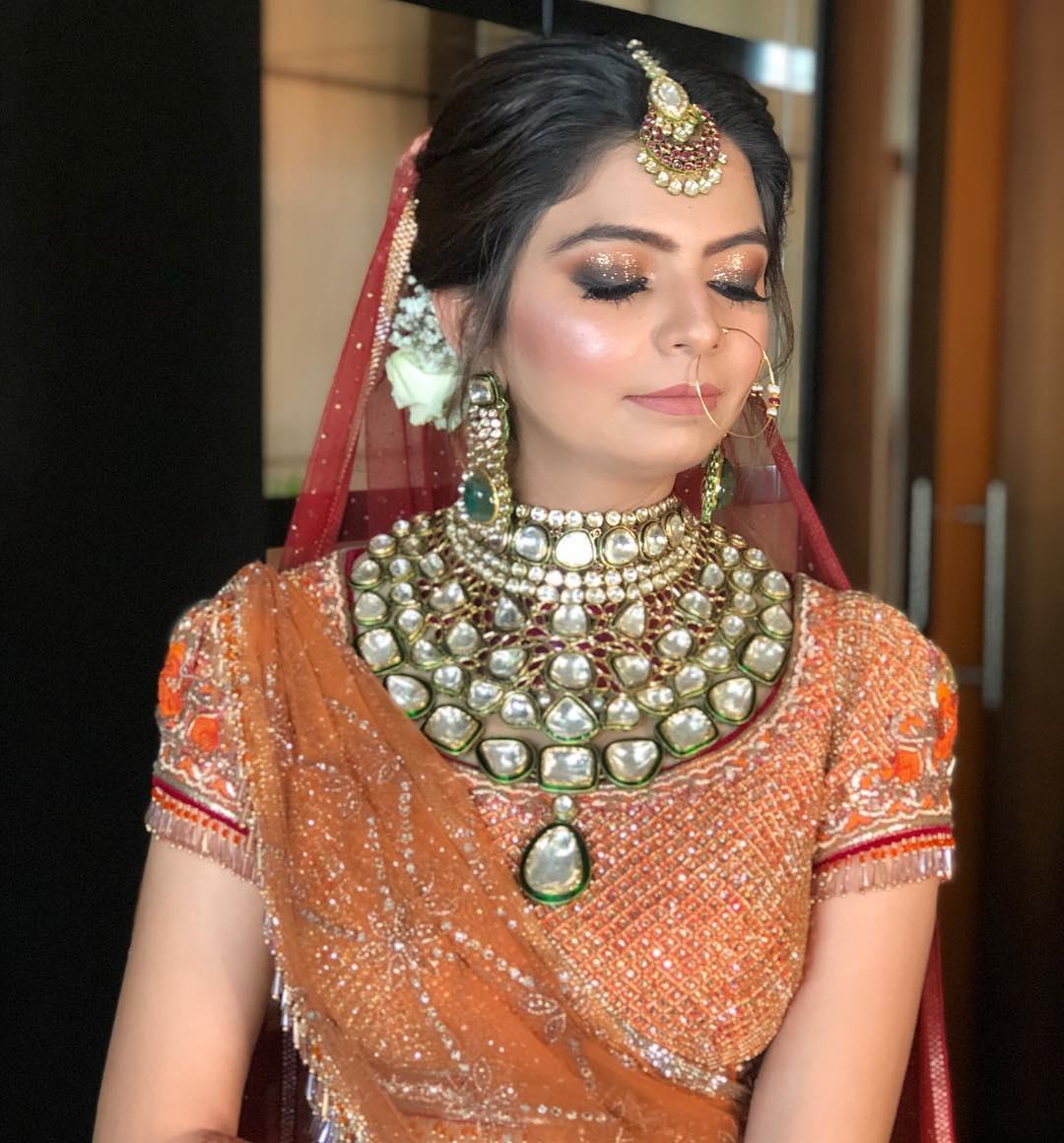 bridal jewellery polki set