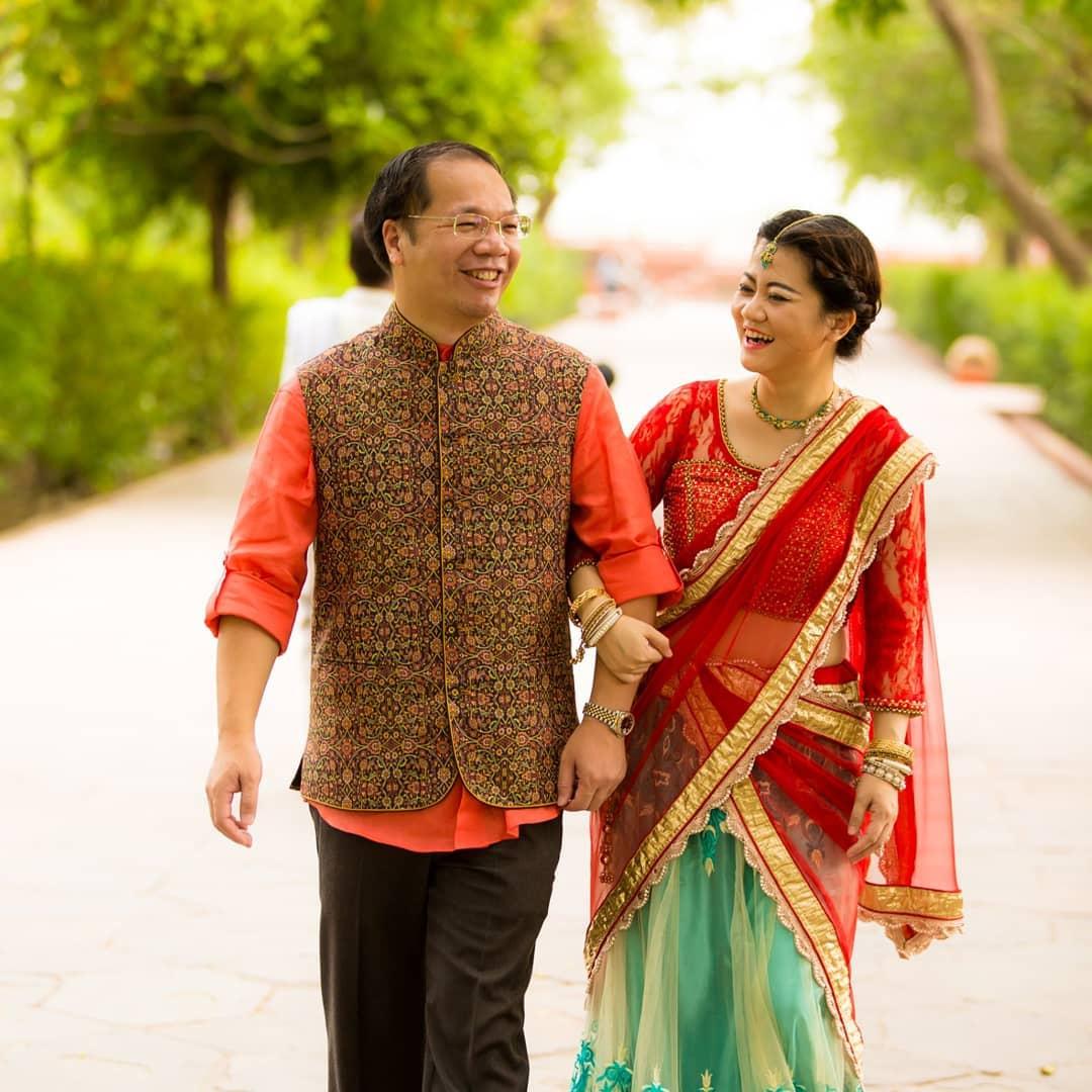 Quirky Nehru Jackets For Intimate Mehendi Ceremonies