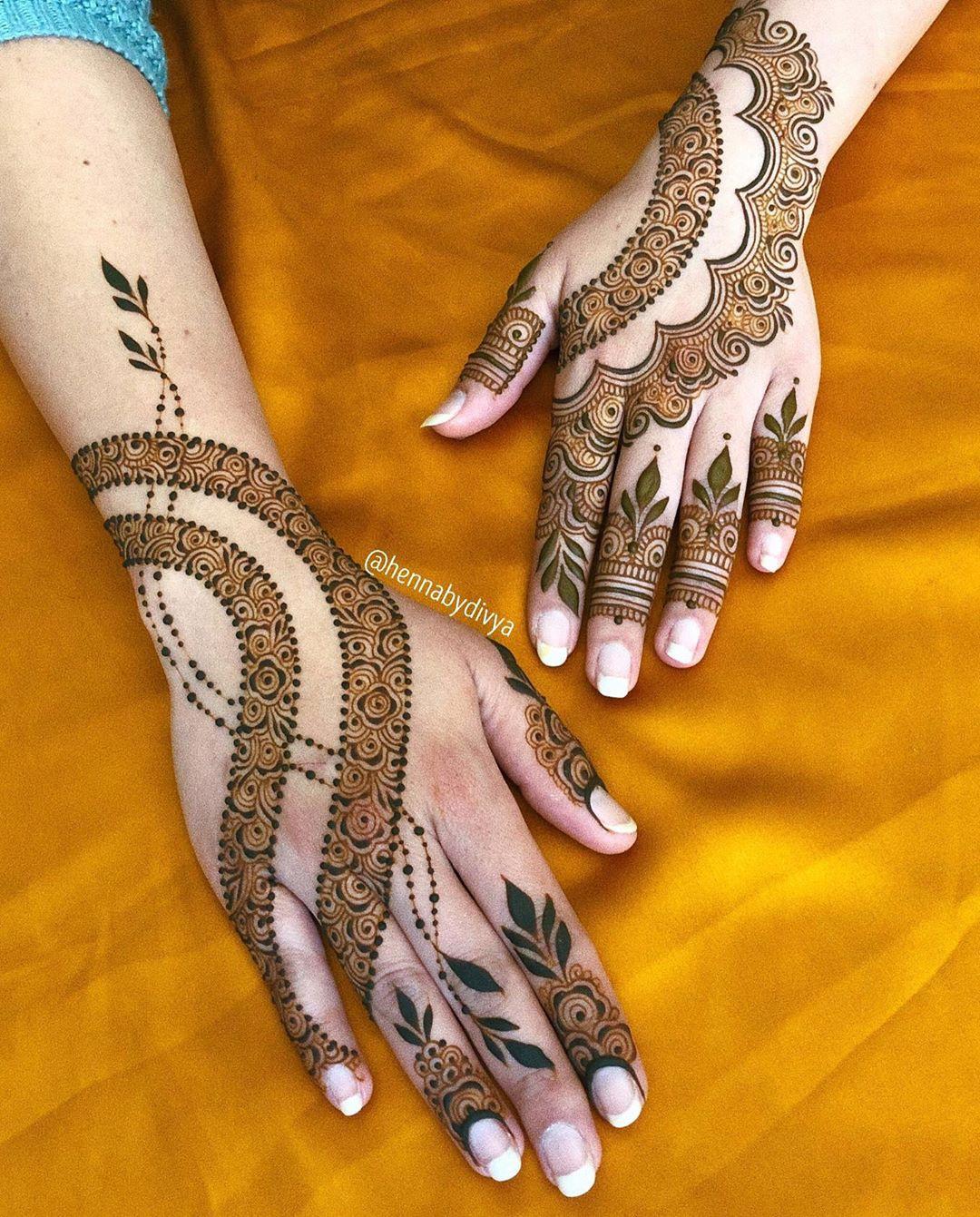 minimal mehndi design