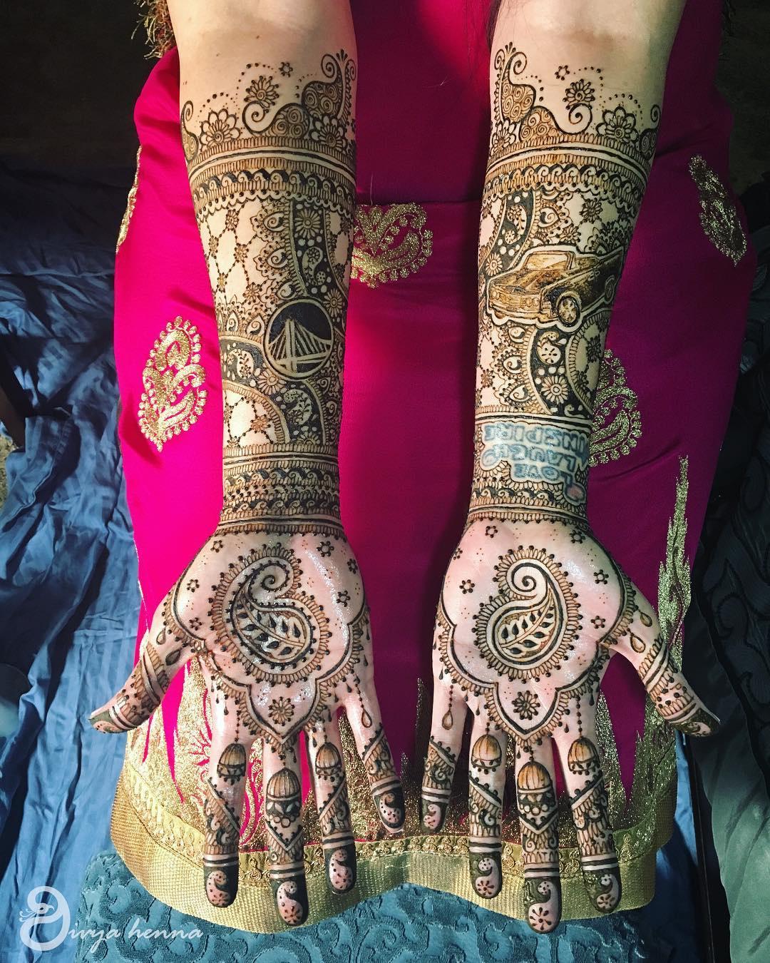 Buy Minimalist Gents Mehndi Design online from Divya Mehndi Artist