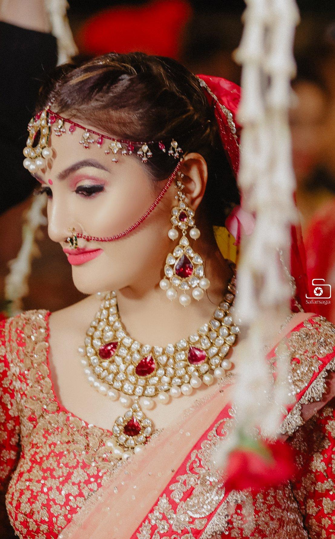 Pakistani wedding nose on sale ring