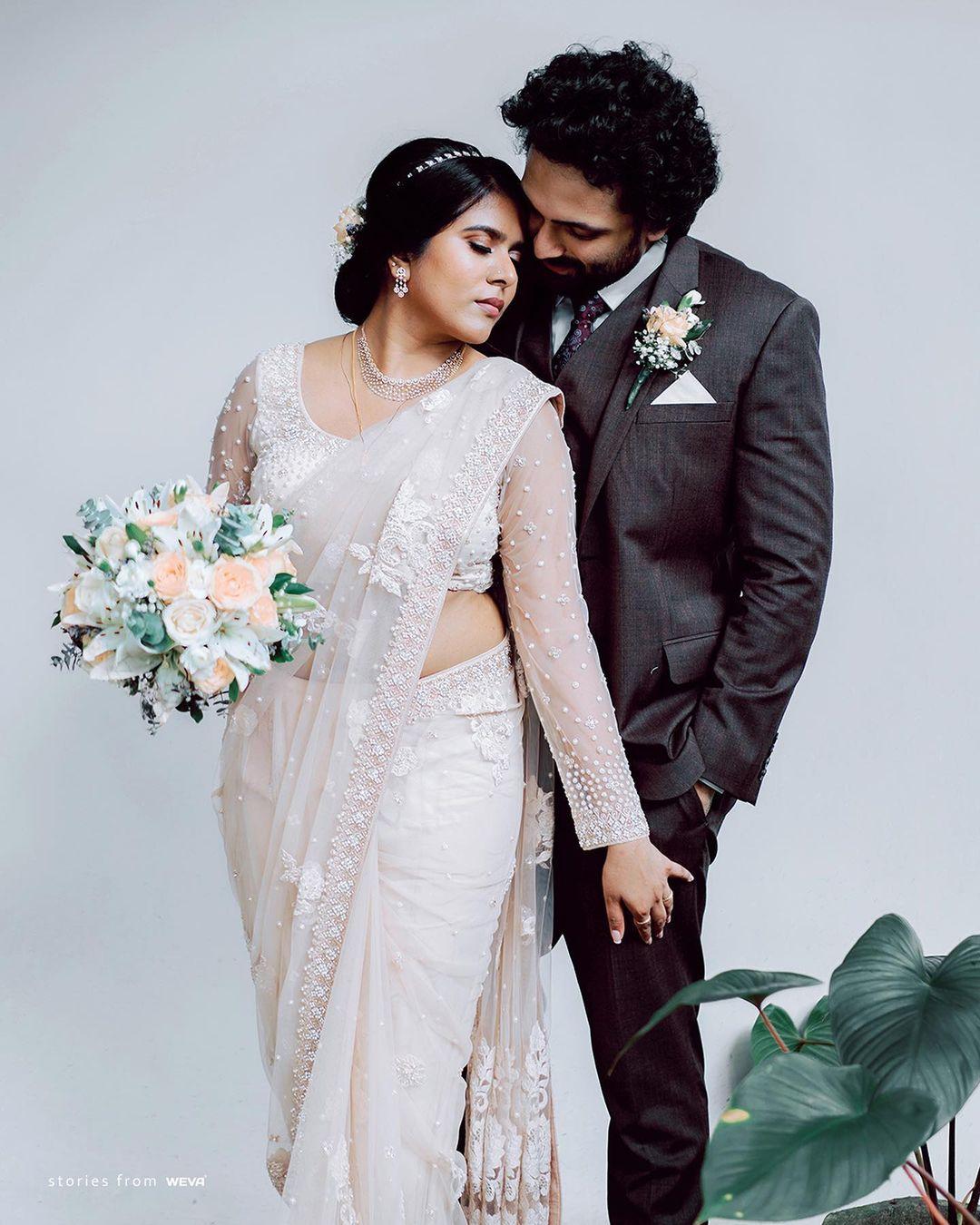 Christian Bridal Gown with Pearl Embellished - Bridal Diaries