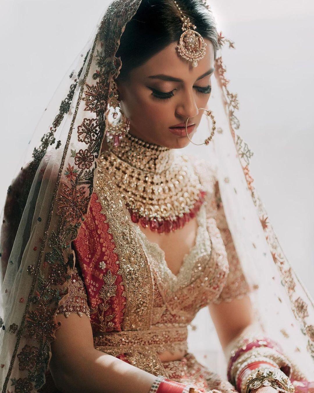 gown#indianbride#instabridal#weddinghair#weddingmakeup#weddingparty |  Indian bride photography poses, Indian wedding poses, Indian bride poses
