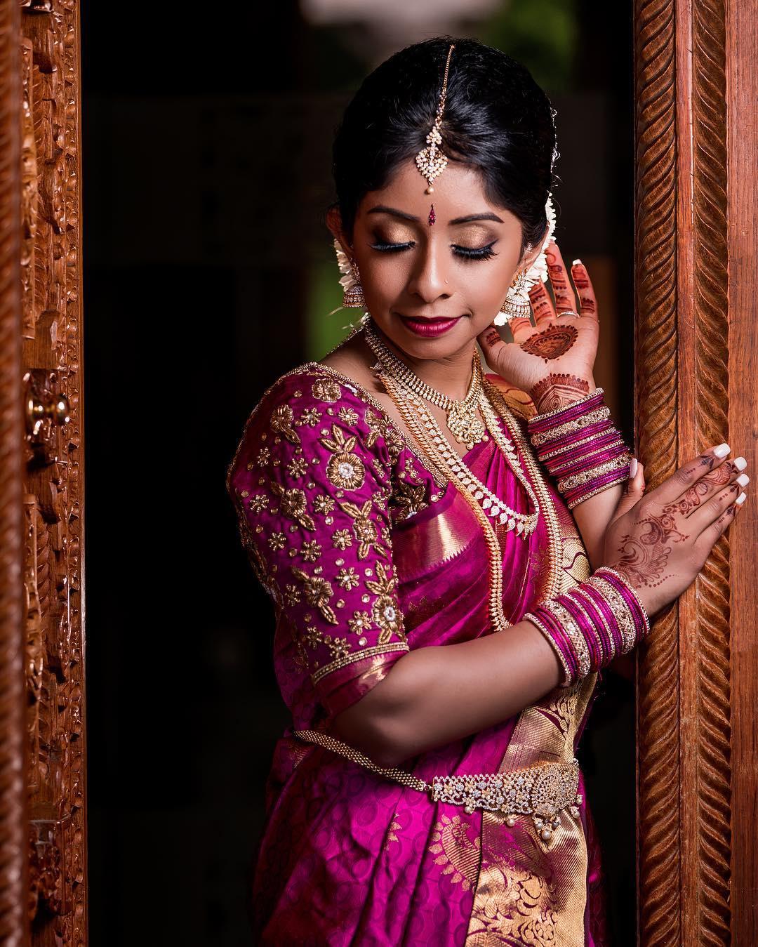 south-indian-bridal-sarees - ShaadiWish