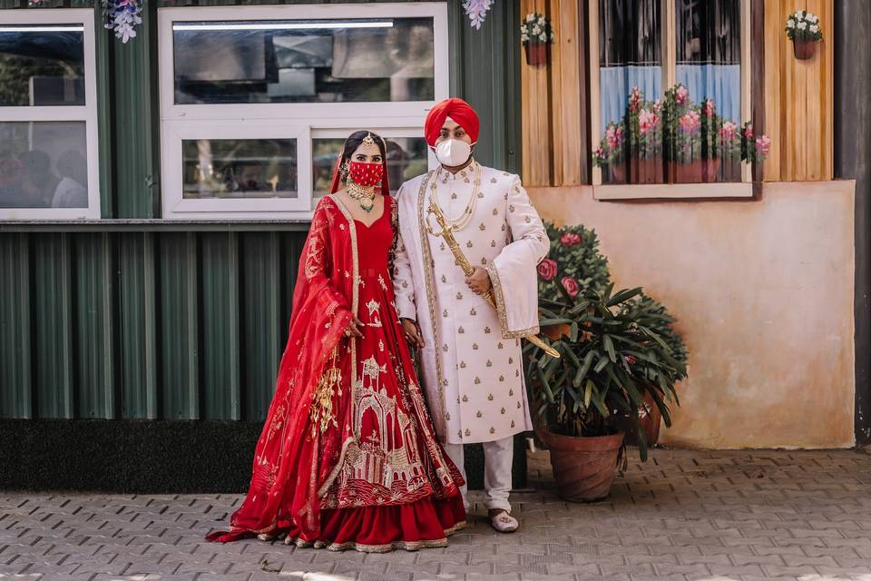 Here's the Breathtaking Intimate Wedding of Bhavdeep Kaur in Ludhiana