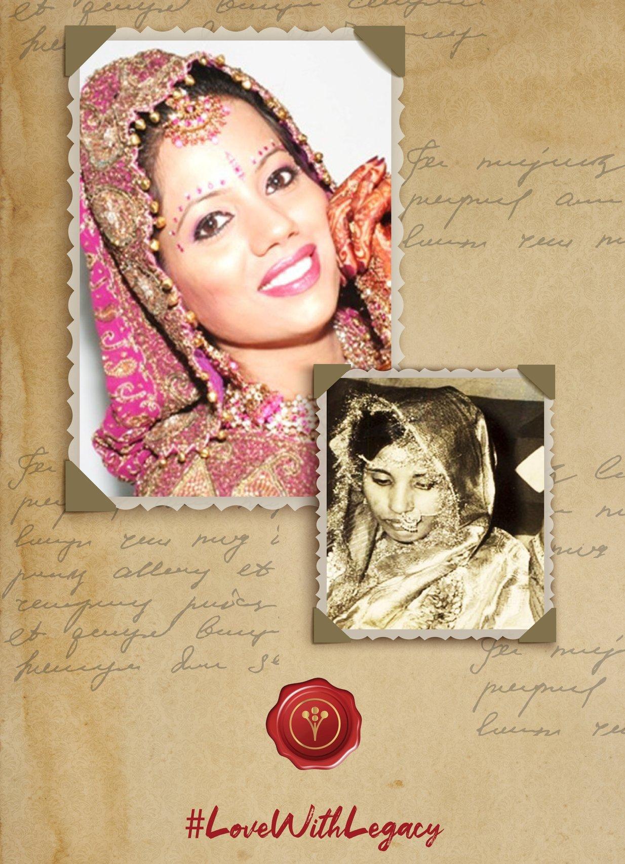 Marketing Professional, Mini Sood Banerjee, and Her Mother's Wedding Photo 