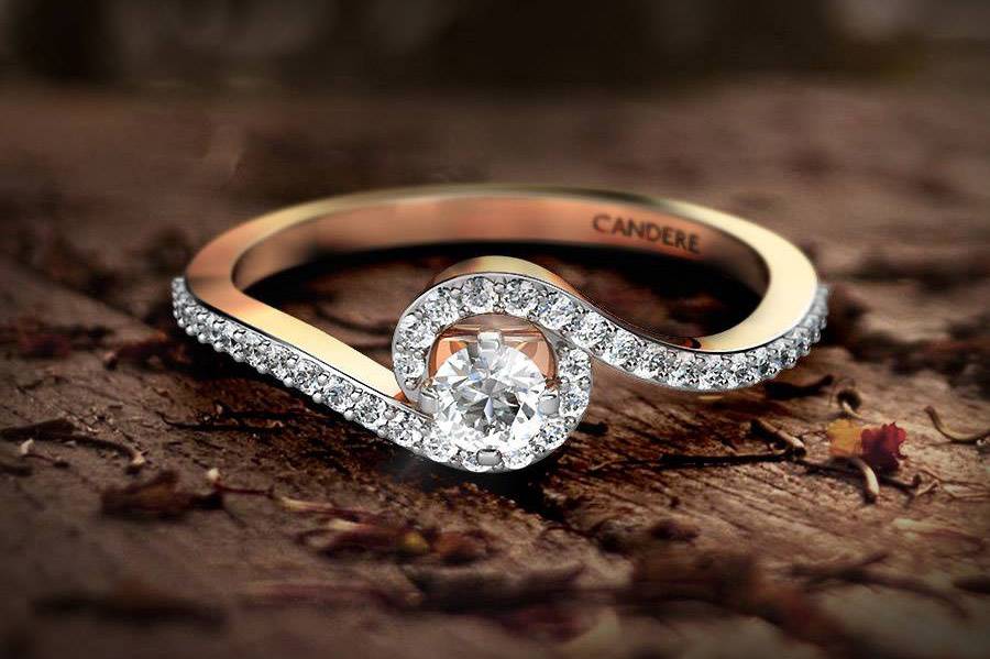Indian Couples Shows Engagement Rings Stock Image - Image of hands, golden:  119126929