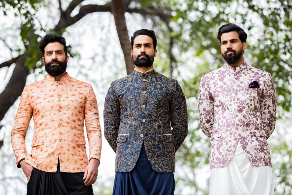 Buy Jodhpuri Suit Khaki Coat Pant Indian Designer Wedding Online in India -  Etsy | Groom dress men, Wedding dresses men indian, Wedding outfits for  groom
