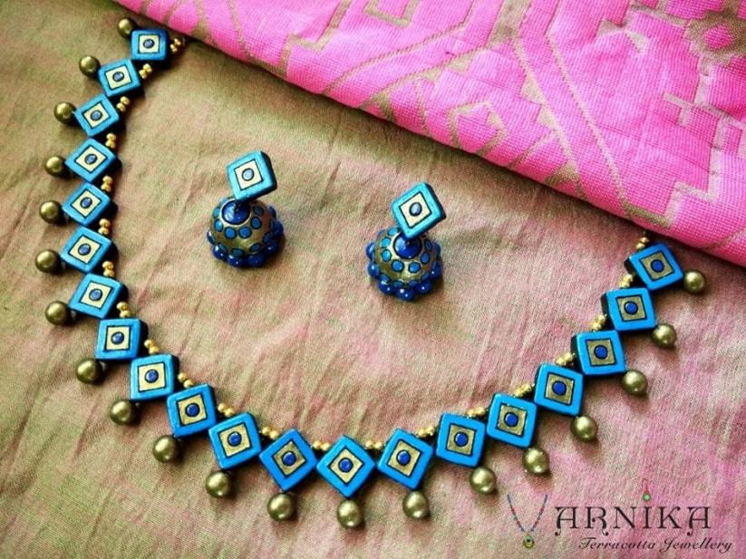 Designer Terracotta Jewellery - Anjos Fashions