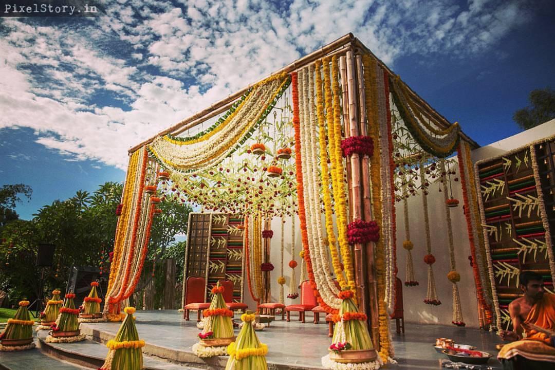 south indian wedding flower decorations