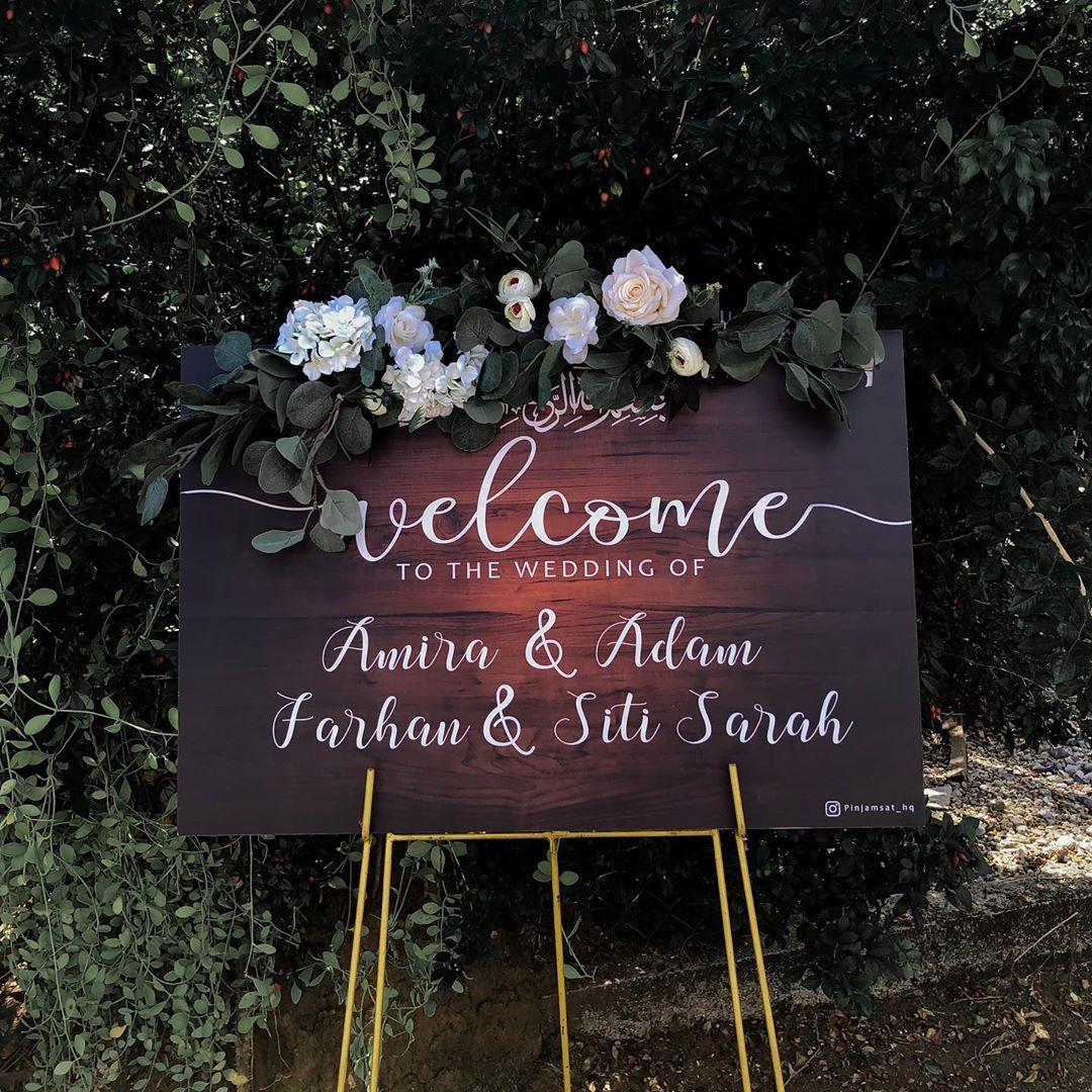 Wedding Name Board Designs That Will Add 5-stars to Your D-day Decor