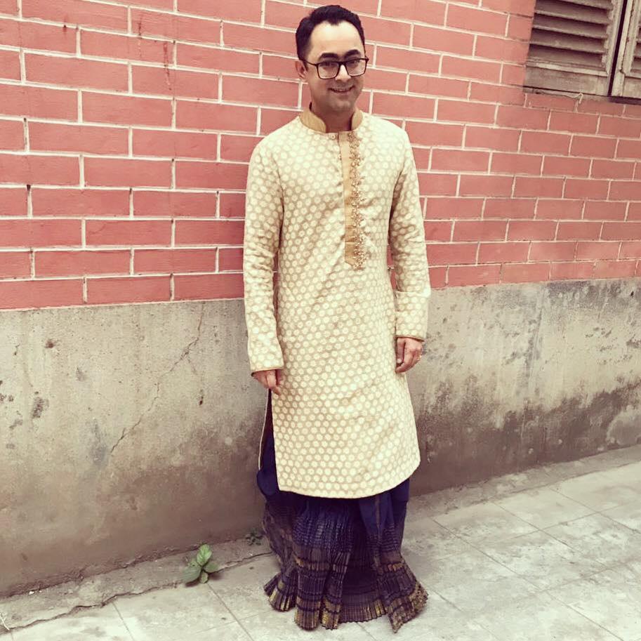 Bengali men's 2024 wedding dress