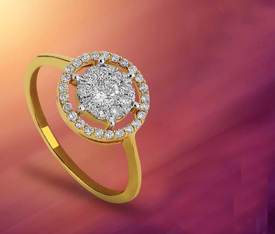 Buy Flora Ring Online in India | Kasturi Diamond