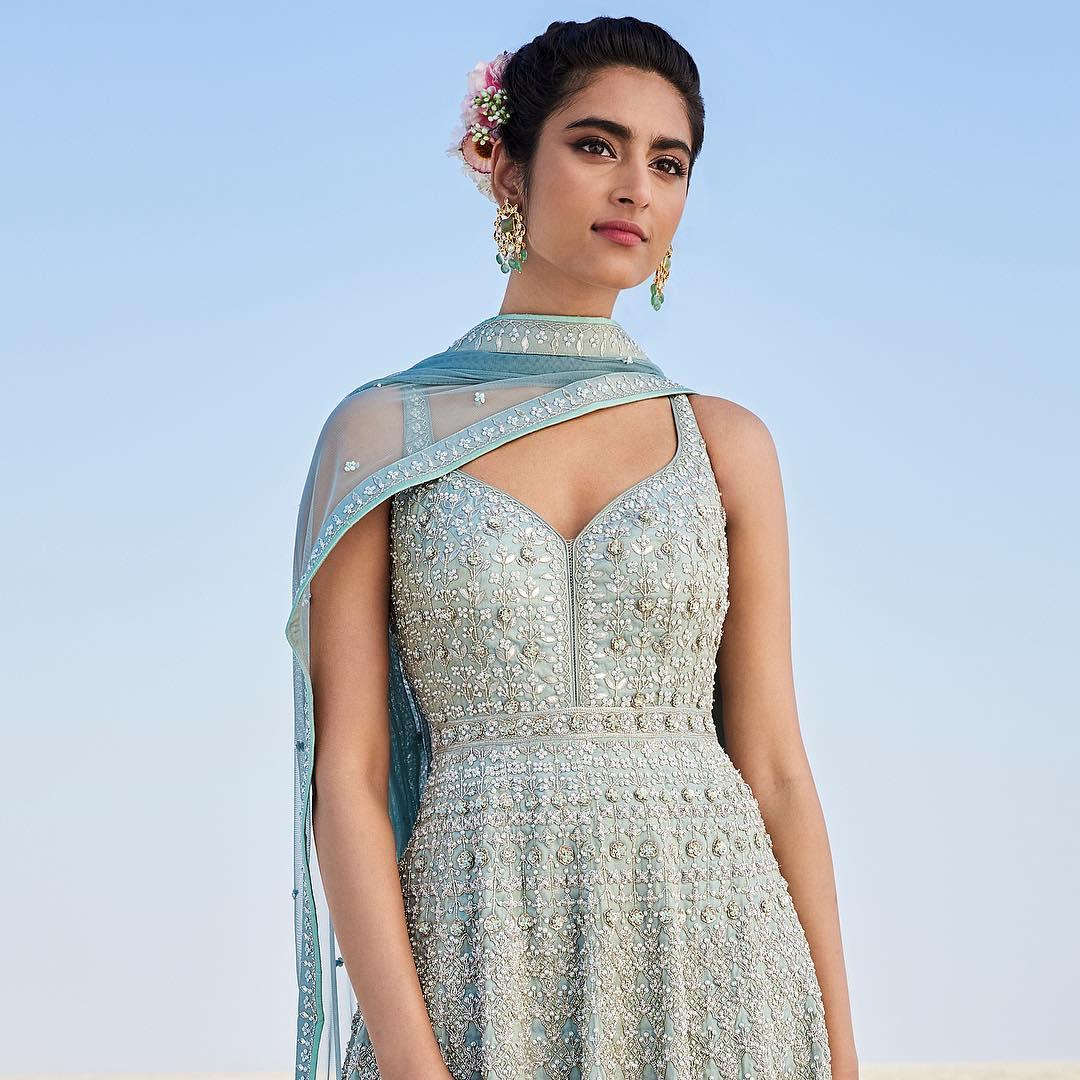 pure organza beautiful hand embroidered neck design suits plain cotton  bottom fabric with pure chiffon duppata— our team is available t... |  Instagram