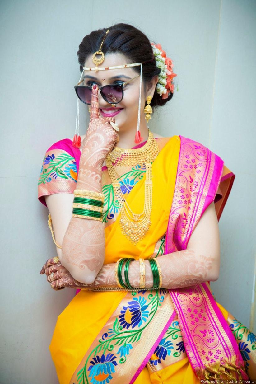 Beutiful Haldi Cermany Full Yellow Saree Combination Sari Wedding