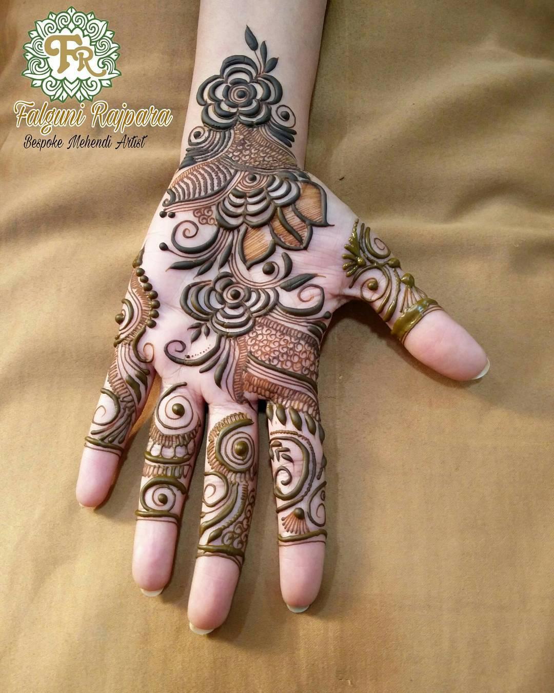 Simple Arabic Mehndi Designs for Left Hand With Picture Inspo-suu.vn